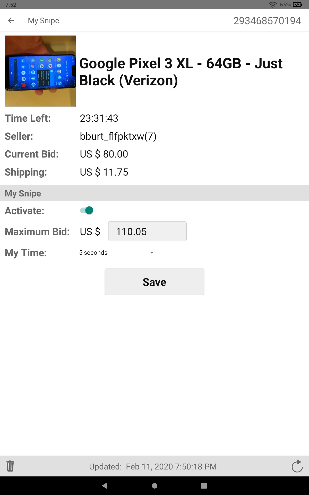 Myibidder Auction Bid Sniper for eBay Snipe to winAmazon.co.uk