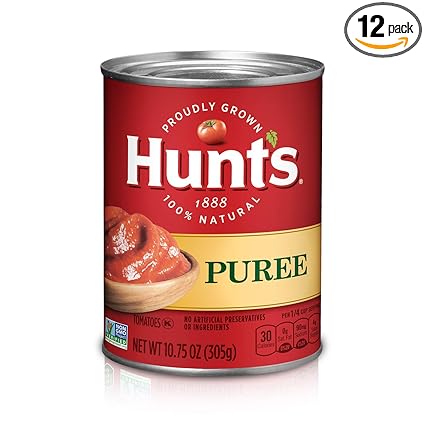 Amazon Com Hunt S Tomato Puree 10 75 Oz 12 Pack Tomatoes Produce Grocery Gourmet Food What makes this meatloaf so good? hunt s tomato puree 10 75 oz 12 pack