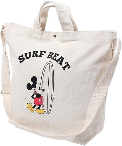Amazon ディズニー トートバッグ サーフミッキーショルダートート Dmk Sd02 ナチュラル Disney ディズニー トートバッグ