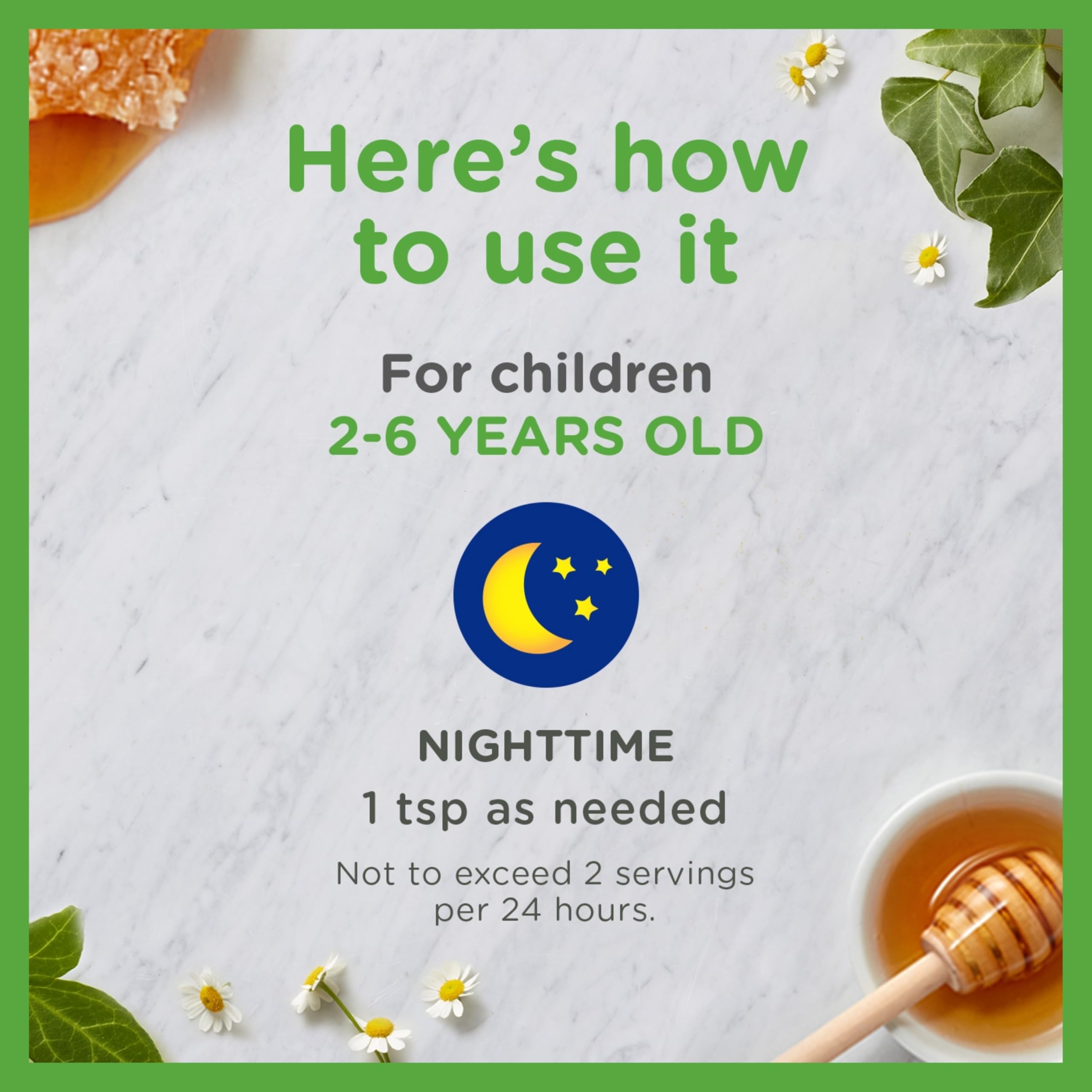 Zarbee's Children's Nighttime Honey Cough Syrup + Mucus for Kids 2+ + Dark Honey, Ivy Leaf, & Calming Chamomile, #1 Pediatrician Recommended, Drug & Alcohol-Free, Mixed Berry, 4 fl. oz