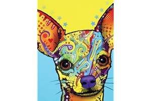 Dean Russo Chihuahua Journal: Lined Journal (Quiet Fox Designs) Gift for Dog Lovers - 144 Acid-Free Lined Pages for a Dream Diary or Journaling