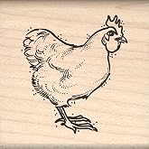 Stamps by Impression Chicken Rubber Stamp