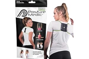 PostureMedic Original Posture Corrector Brace - Selection of Sizes - Medium - Improve Posture with Support and Exercises