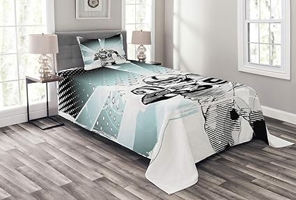 Amazon Com Lunarable Boy S Room Bedspread Set Twin Size