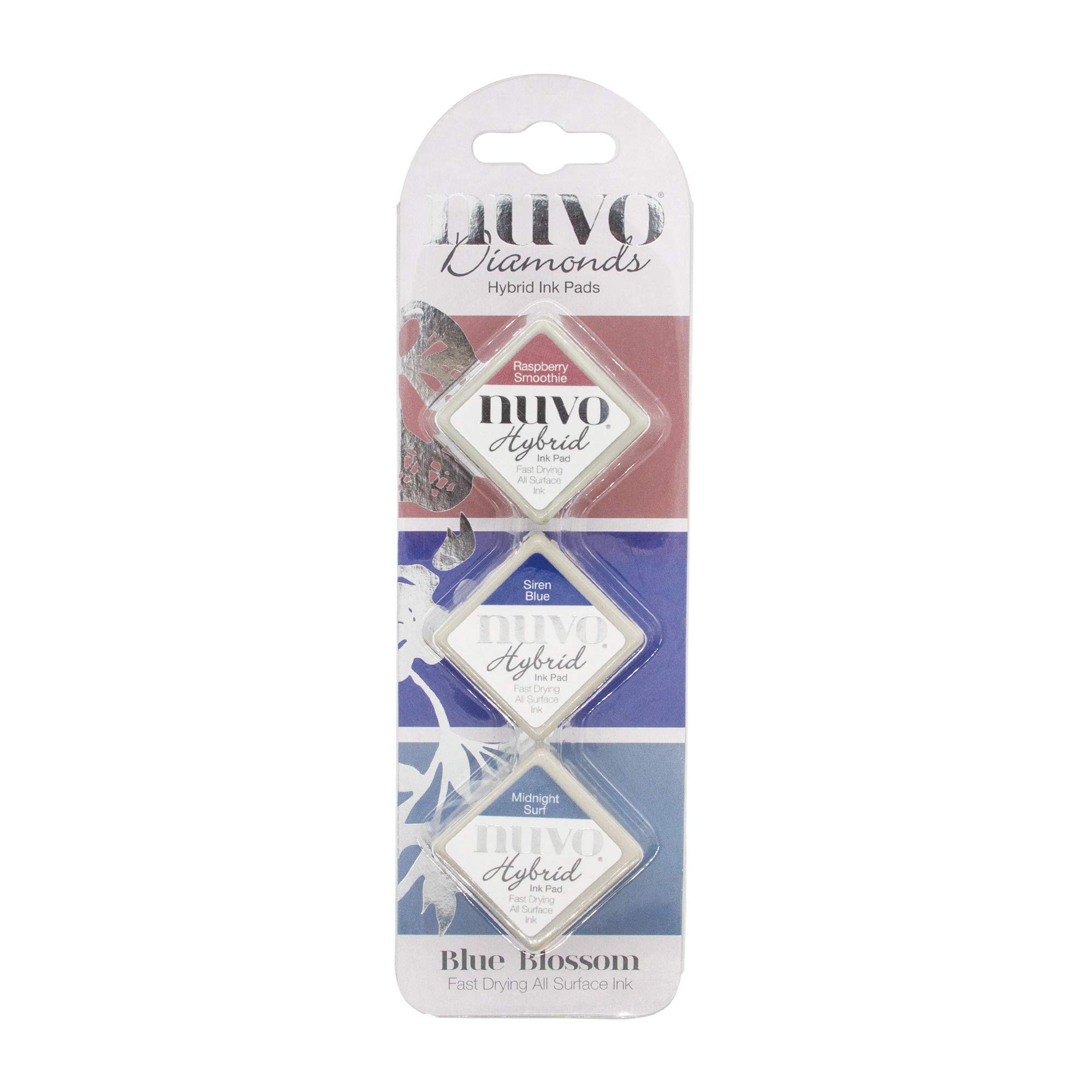 Nuvo Diamond Hybrid Inks BLOSS, Blue Blossom, One Size