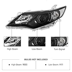 ALZIRIA Headlight Assembly Compatible With 12 2012