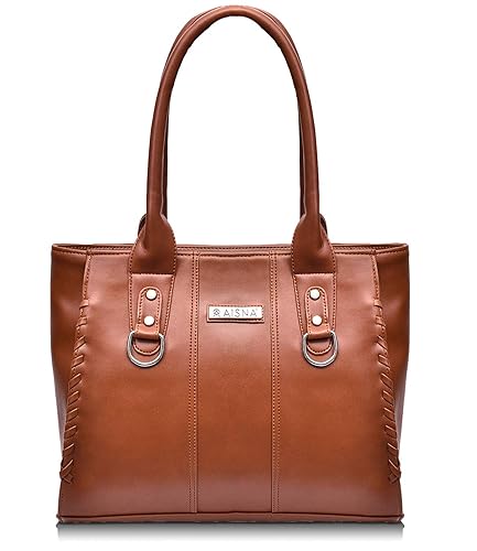 Aisna Womens Hand Bag (Tan, Asn-097)