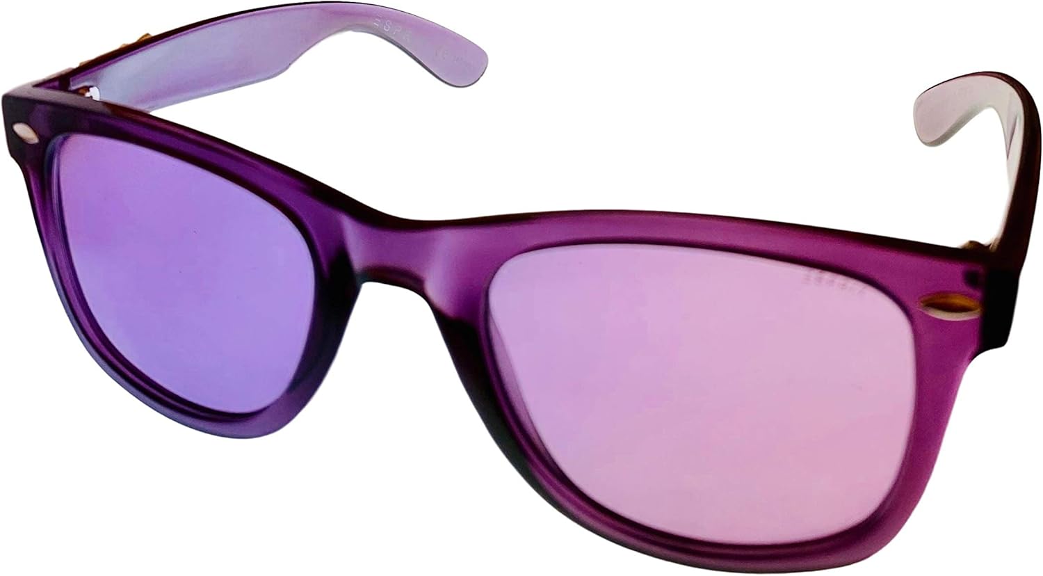 purple frame sunglasses