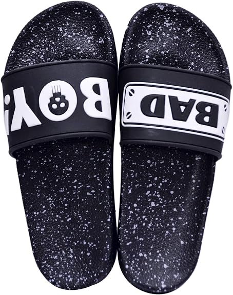 Amazon Indistar Men s Bad Boy Flip Flop Slippers White 9 UK 