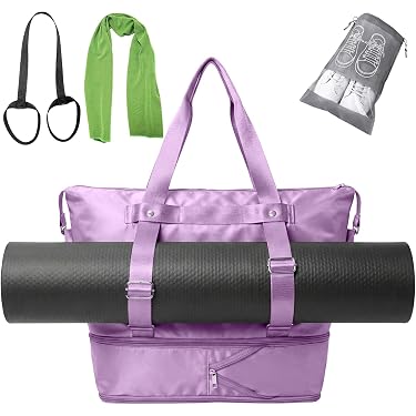 Sac De Yoga Professionnel Cameland Sac De Sport Grand Sac De Voyage Avec Compartiment Pour Chaussures Sac De Nuit Hommes Femmes Sac De Yoga Efficace
