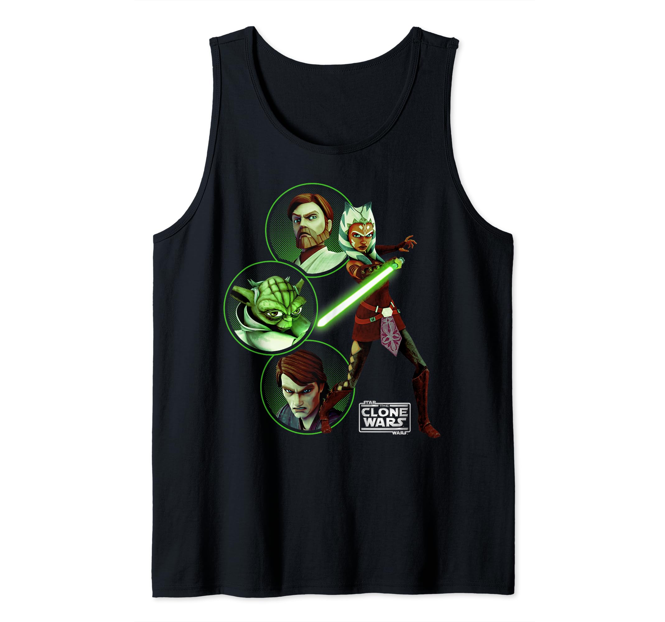 Star Wars: Clone Wars Light Side Group Shot Tank Top