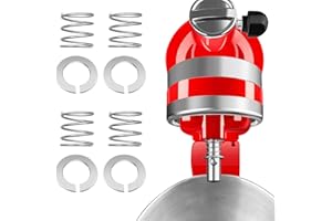 MITCHENIFY Spring and Washer Kit Fit for Kitchenaid Mixer, Quick Install Replacement Accessories and Upgrade Parts, 4 Packs