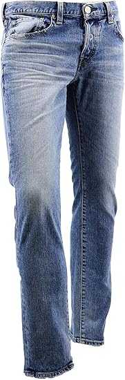 Red Card レッドカード メンズ Rhythm ストレッチ ヴィンテージ加工 スリムテーパードデニム Rhythm Red Kvl Kita Vintagelight Light Ind ブルー ジーンズ 通販 Amazon