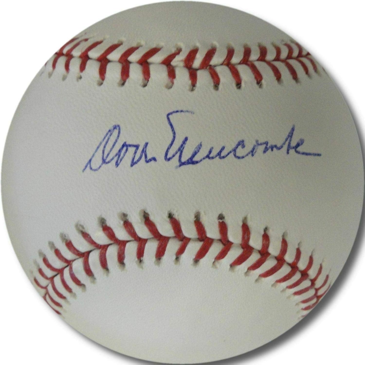 Don Hand Signed Autographed MLB Baseball Los Angeles/Brooklyn