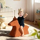VERASCOT Horse Toddler Chair Cute Animal-Shaped Kids Chairs Comfy Toddler Couch with Removable Washable Cover Ultra-Soft Foam Filled Kids Sofa Lightweight Birthday for Boys and Girls