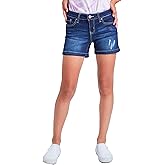 YMI Girls Girls Basic Side Slit Hem ShortsShorts