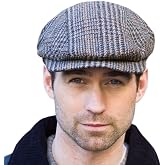 Kerry Cap, 100% Wool Tweed, Quilted Interior, Made in Ireland