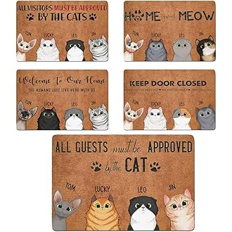 Personalize Cat Mat