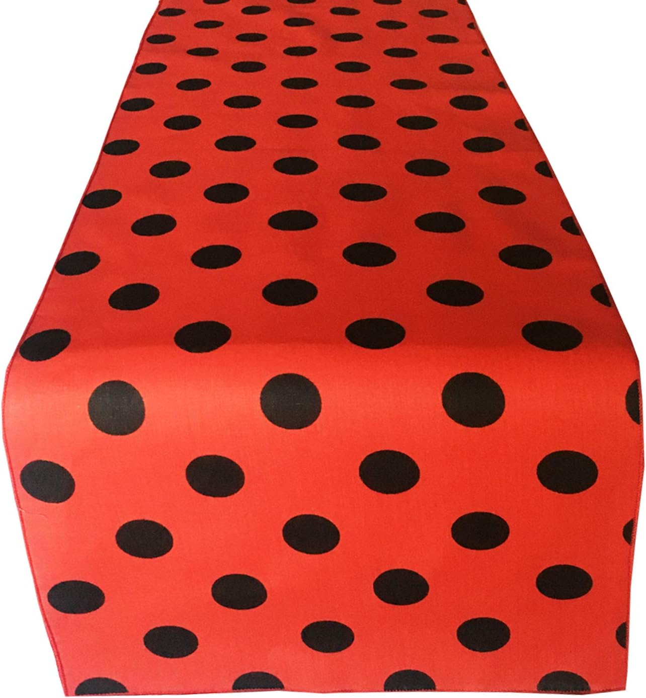 Red And White Polka Dot Table Runner 12x108 Inches Kitchen Linen Handmade Products Rayvoltbikecom