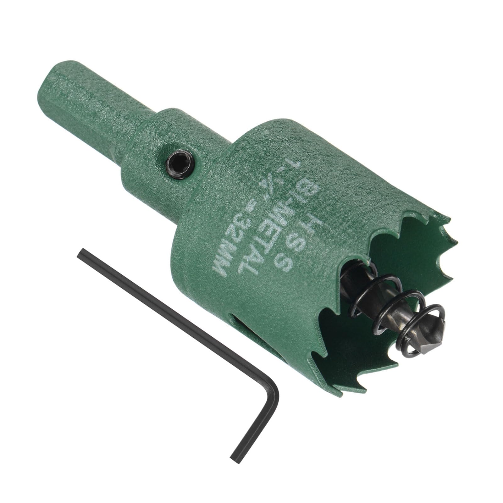 CoCud Bi-Metal Hole Saw, 32mm 1-1/4 Inch Dia Hole Saw, High Speed Steel Cutter - (Applications: for Wood Brass Zinc), 1-Pieces