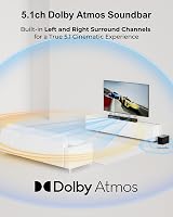 ULTIMEA 5.1CH Soundbar Dolby Atmos 340W HDMI eARC VoiceMX BassMX App view 3