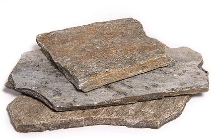 Amazon Com Landscape Patio Flagstone 500 Pounds Natural Rock Pathway Stepping Stone Slabs For Gardens Terrariums Landscape Design Driveway Pavers And Walkway Steppers Storm Mountain Garden Outdoor