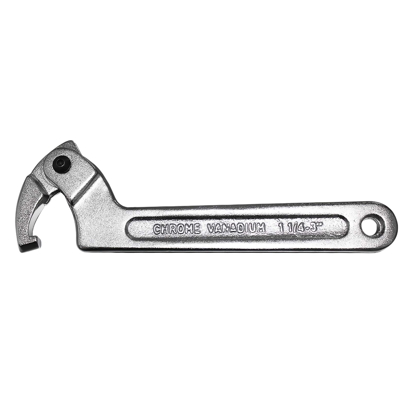 Larcele Hook Wrench for Nut, Side Adjustable Spanner YYBS-01 (Square Head,1 1/4"-3"(32-76mm))