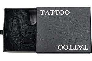 Tattoo Clip Cord Covers,DOWEI One Box of 100PCS Plastic Black Clip Cord Sleeves,Tattoo Clip Cord Bags for Tattoo Supply (Black)