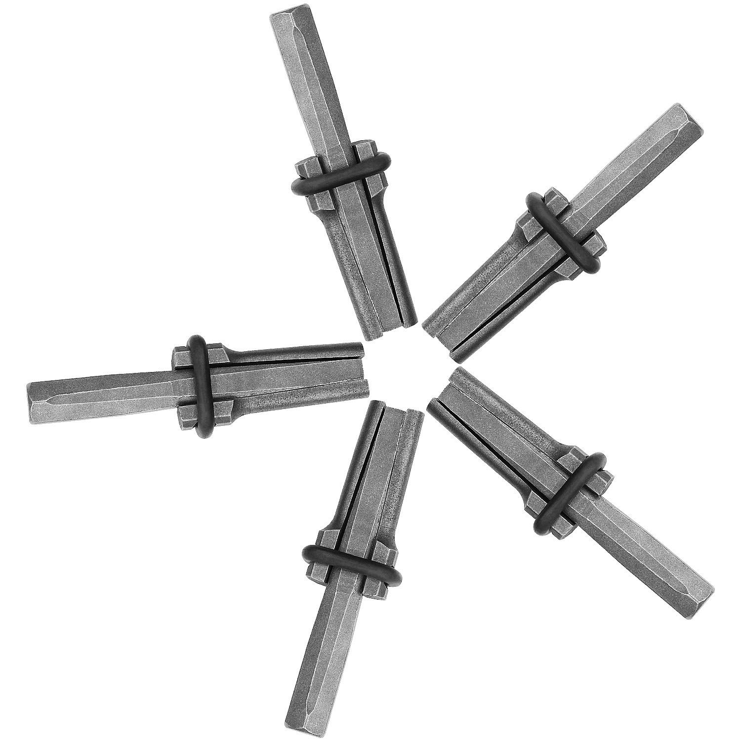 5 Packs of Heavy Duty Wedge and Feather Shims, Abuff 3/4 Inch Plug Shim and Wedge Concrete Rock Stone Splitter Hand Tools