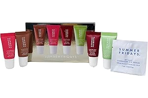 Summer Fridays The Lip Butter Balm Minis - Vanilla Beige, Pink Guava, Cherry and Sweet Mint (.16 Oz each)