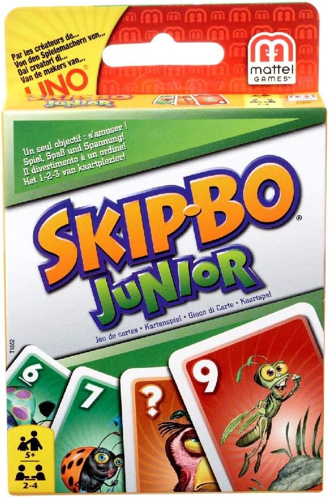 Mattel Games Skip-BO & Phase 10 Kartenspiel Set - Familienspiele Für 2-6 Spieler Ab 7 Jahren