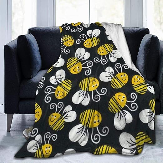 Amazon Co Jp かわいいバンブルビー 毛布 ブランケット 掛けふとん おしゃれ 柔らかい 厚手 あったか毛布 シングル 掛け毛布 人気 ギフト ホーム キッチン