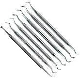 Dental Amalgam Filling Serrated Pluggers Plastic Composite Ball Burnishers Double Ended Restorative 7 Pieces Instruments