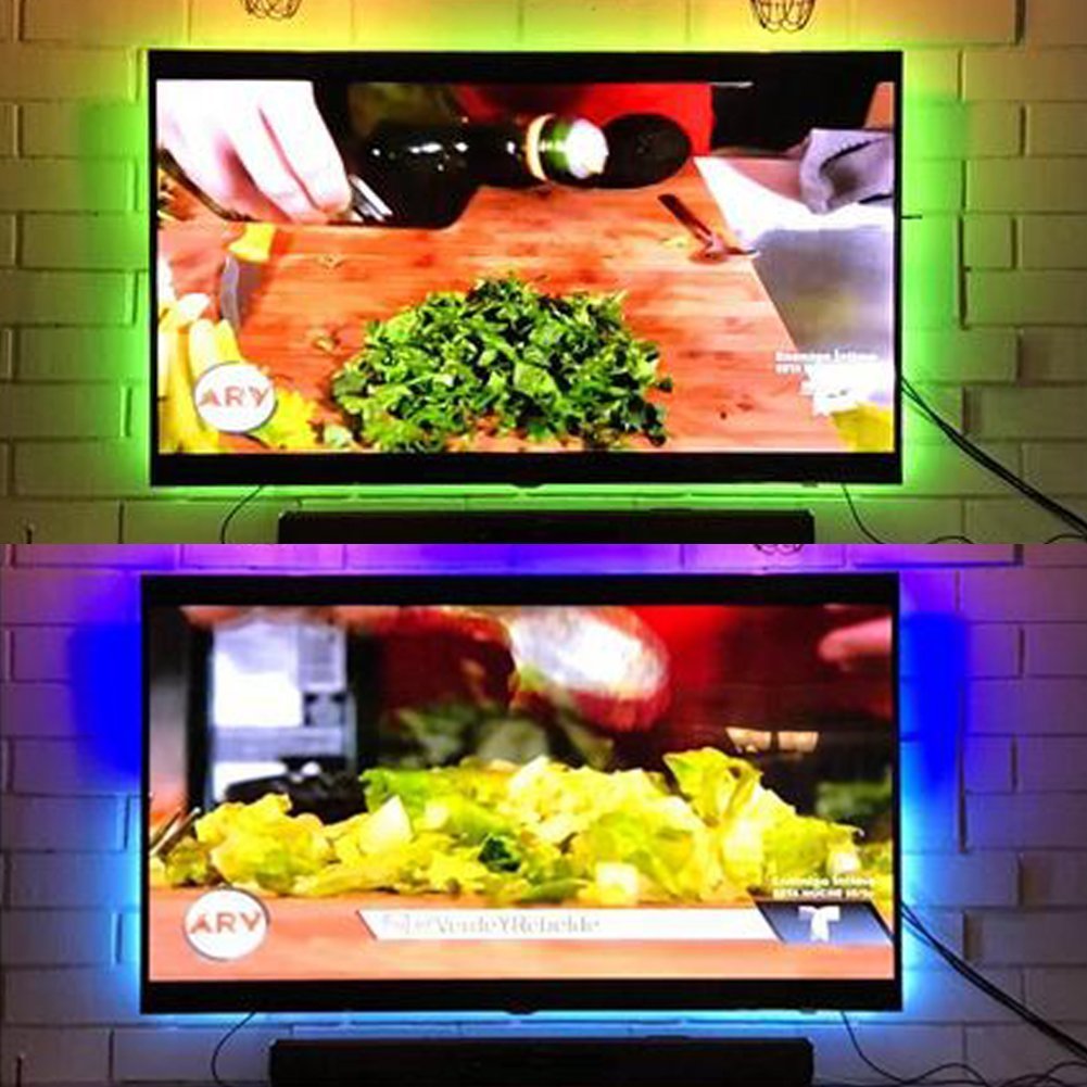 200cm TV LED posteriore di illuminazione Kit, Oritek 5V striscia USB RGB LED, impermeabile Bias Illuminazione per HDTV da 40 a 60 pollici, monitor PC, led strip light