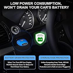 NEXAS NexLINK Bluetooth OBD2 Scanner for Car