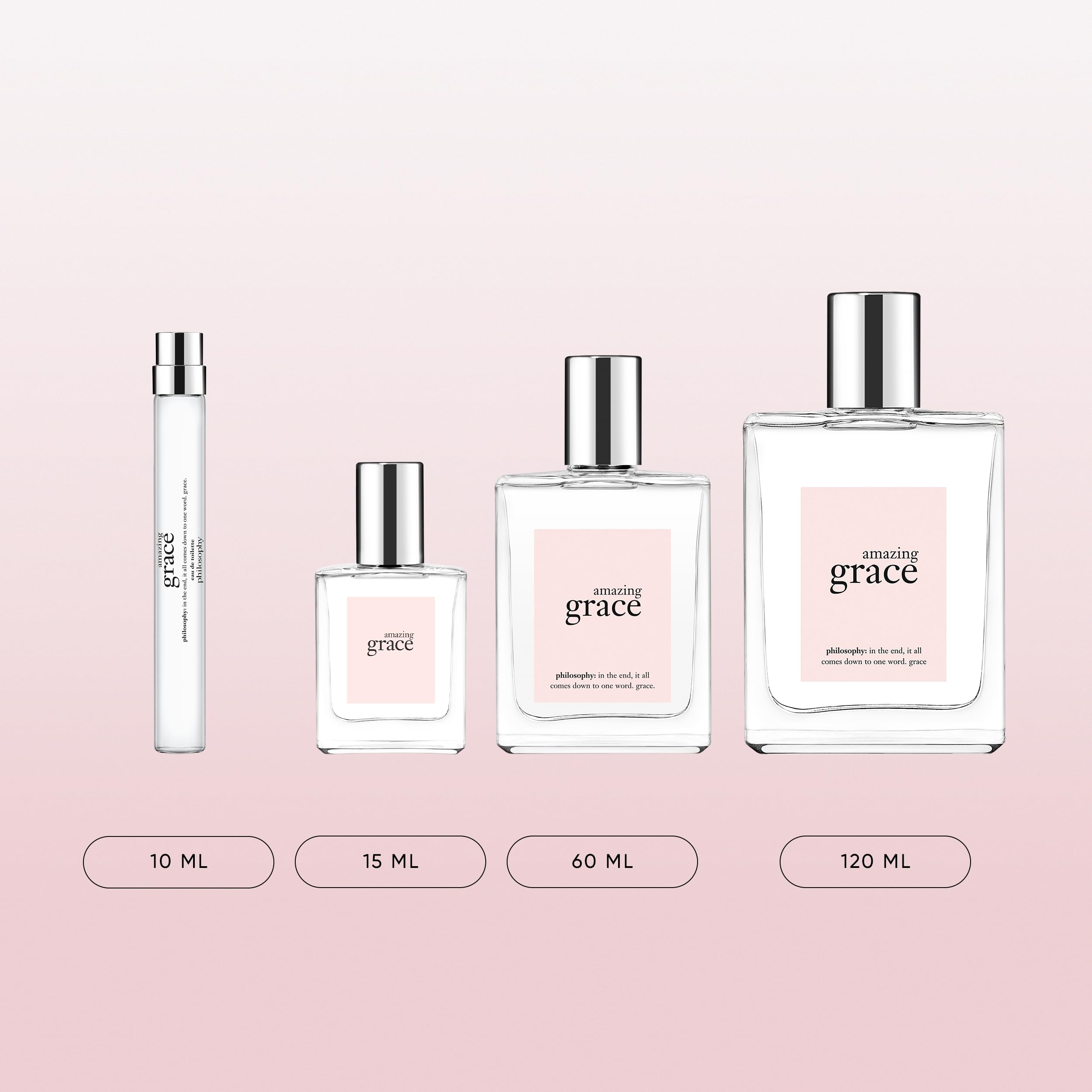 philosophy amazing grace eau de toilette - clean & floral women's perfume - with notes of bergamot, muguet & musk - long lasting fragrance