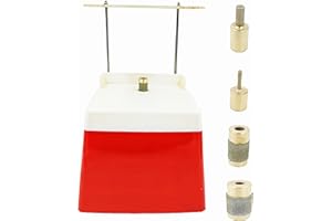 ZIYUCOOL Portable Stained Glass Grinder Machine,Stained Glass Making Tools 110V 65W Glass Diamond Ceramics Art Glass DIY Bench Grinder Tool Machine with 5PCS Grinder Bits