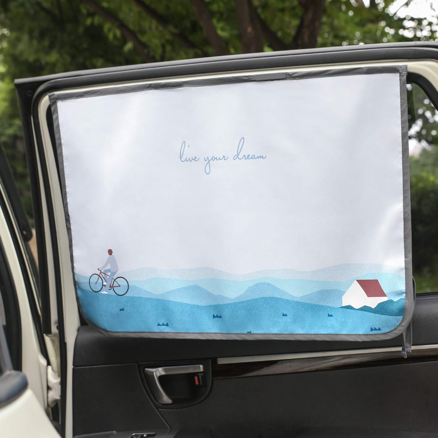 Magnet Car Sun Shade Curtain for Side Window for baby kids children - Sunshade Protector Sun Blocker Blind