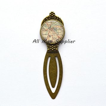 Amazon Com Charming Bookmark Nashville Map Bookmark Nashville Bookmarker Nashville Bookmark Nashville Tennessee Bookmark Nashville Tn Travel Map Bookmark A0263 2 Office Products
