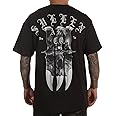 Sullen 3 Blades Short Sleeve Standard Fit Graphic Tattoo Skull T-Shirt for Men