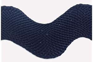 TRIMPLACE 1 1/8 inch Jumbo RIC Rac 12 Yards (Dark Navy)
