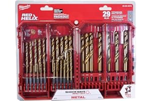 Milwaukee Electric - Shockwave Impact Duty. RED Helix. Titanium Drill B