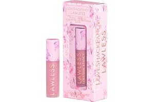 Lawless Women's x LoveShackFancy Forget The Filler Lip Plumping Gloss, Happy Thoughts, Pink, 0.11 Ounce