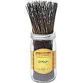 Wild Berry Opium 11-Inch Incense Sticks, Hand Dipped, 100 Count | Cinnamon, Lemon, Patchouli and Warm Vanilla Scent, Premium Incense Sticks, Home Fragrance Aromatherapy, USA made, 100 Count