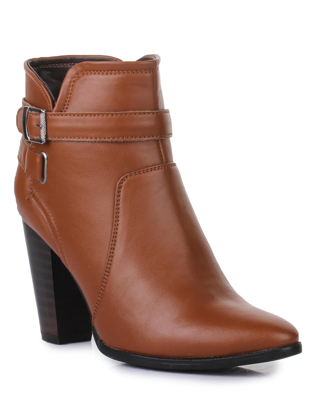 bruno manetti women(bt-002) tan synthetic leather boots