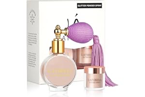 LATIBELL Glitter Spray, Body Glitter Spray for Hair and Body, Body Shimmer Spray Sparkle Spray Glitter Makeup Highlighter Powder (Champagne Gold #1)