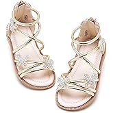 Kiderence Toddler Girls Sandals Little Girls Kids Summer Shoes Toddler Sandals
