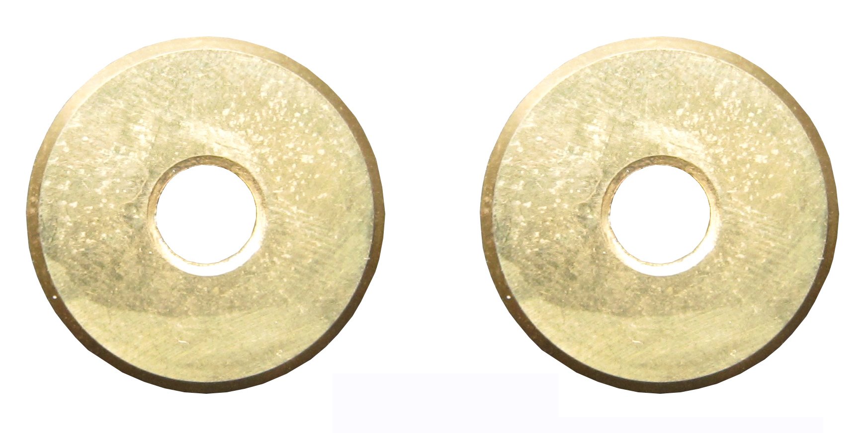 2Piece Tungsten-Carbide Tile Cutter Replacement Cutting Wheel 7/8-Inch, Premium Quality Standard (5000m Ceramic Tiles Cutting Capacity), Titanium Coated, Tile Cutting Wheel 22mm 2-Pack