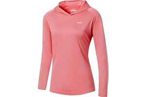 Willit Women's UPF 50+ Sun Protection Hoodie SPF Shirt Long Sleeve Hiking Fishing Outdoor Shirt Lightweight Hoodie