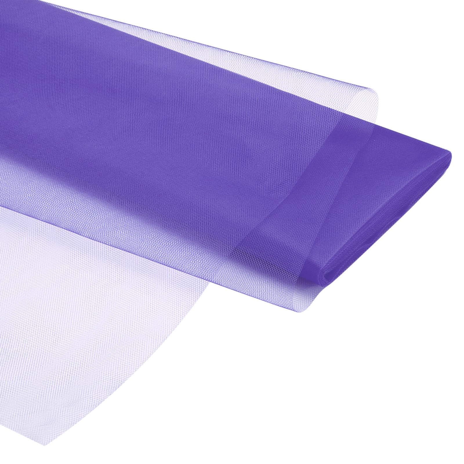 PATIKIL Tulle Fabric Rolls, 54 Inch by 10 Yards Fabric Spool Tulle Ribbon Netting Bolt for DIY Crafts Wedding Party Decorations, Tutu Skirts, Table Skirt, Gift Wrapping, Purple